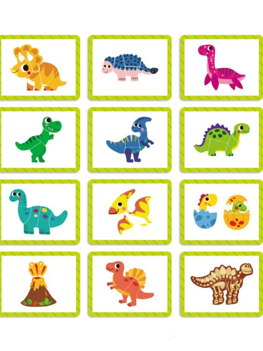 NEW Montessori Magnetic Dinosaur Puzzle Learning Game STEM Travel Toy Kids